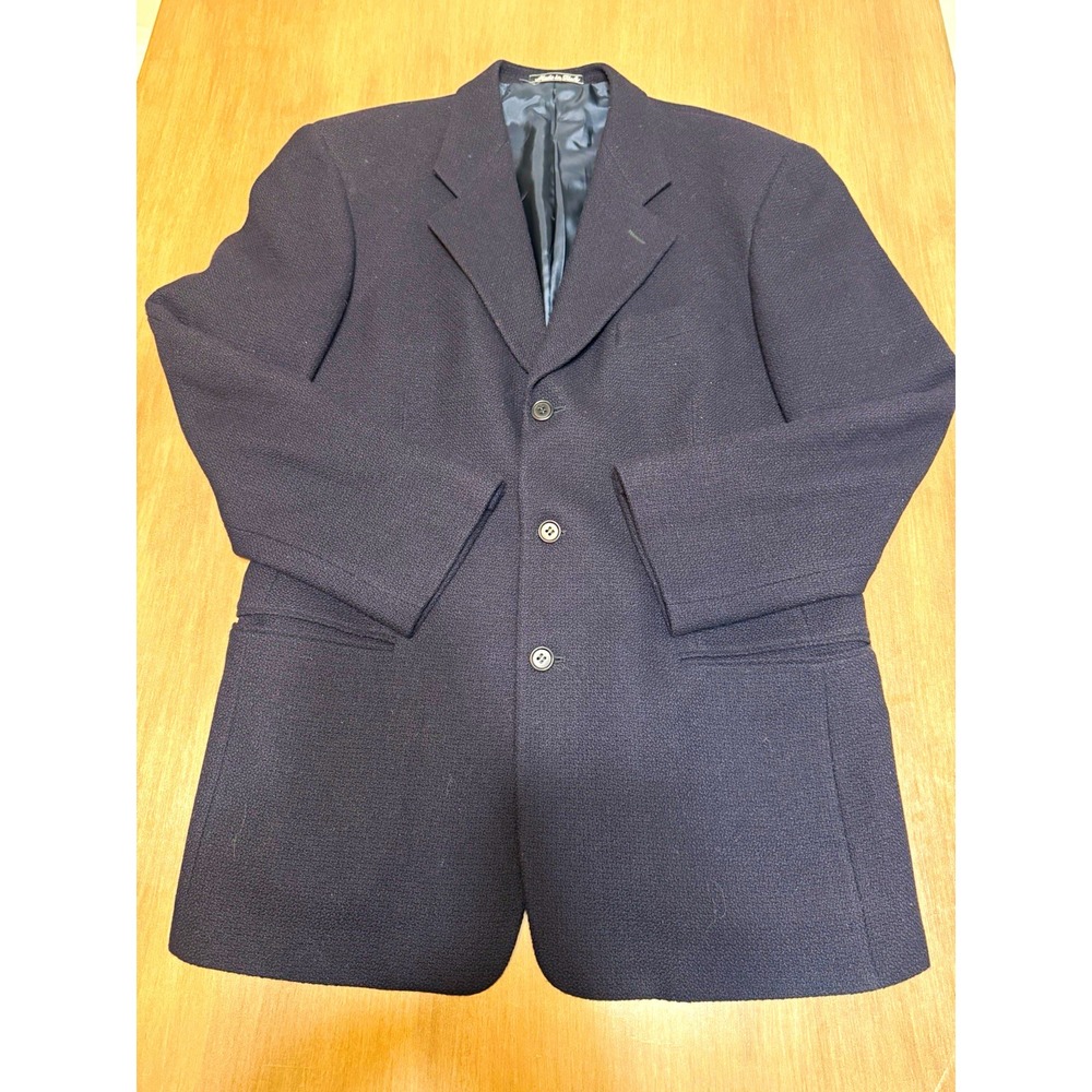 Vintage MANI by Giorgio Armani Blazer Mens 40 Wool Saks Fifth Avenue Made Italy